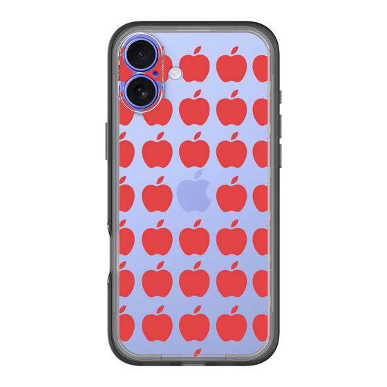 スリムプロテクションプレミアムケース［ Apple - Red ］