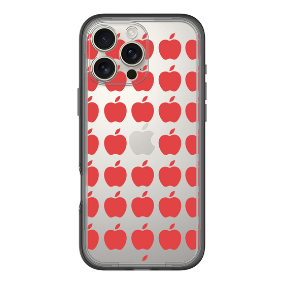 スリムプロテクションプレミアムケース［ Apple - Red ］