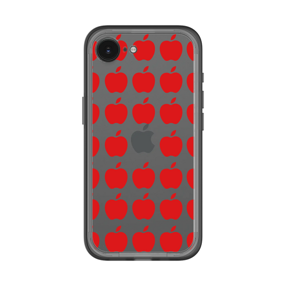スリムプロテクションプレミアムケース［ Apple - Red ］