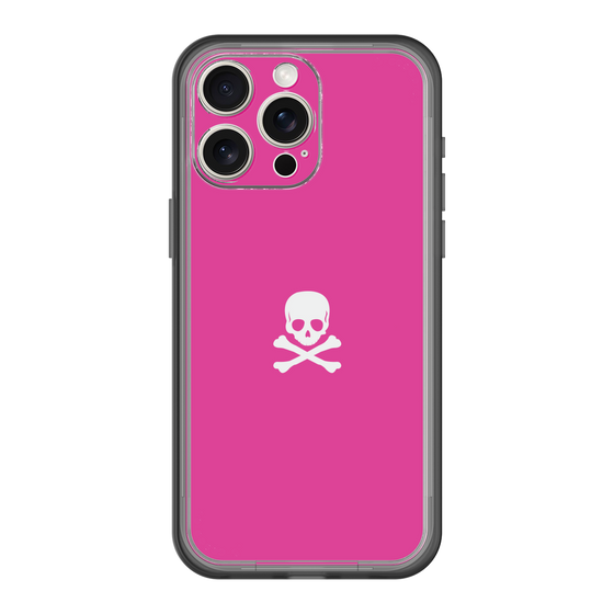 スリムプロテクションプレミアムケース［ スカル - Pink ］