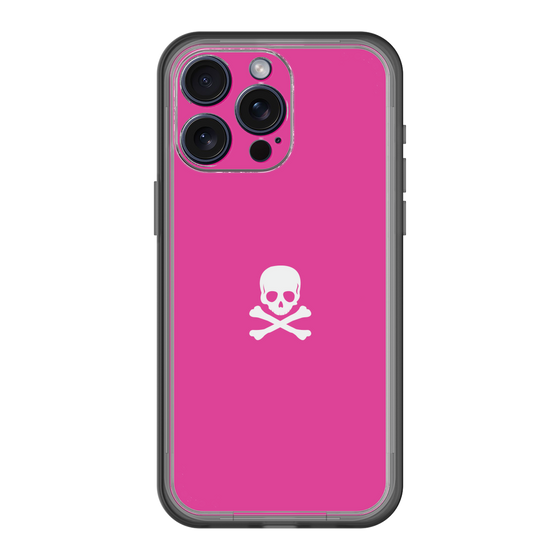 スリムプロテクションプレミアムケース［ スカル - Pink ］