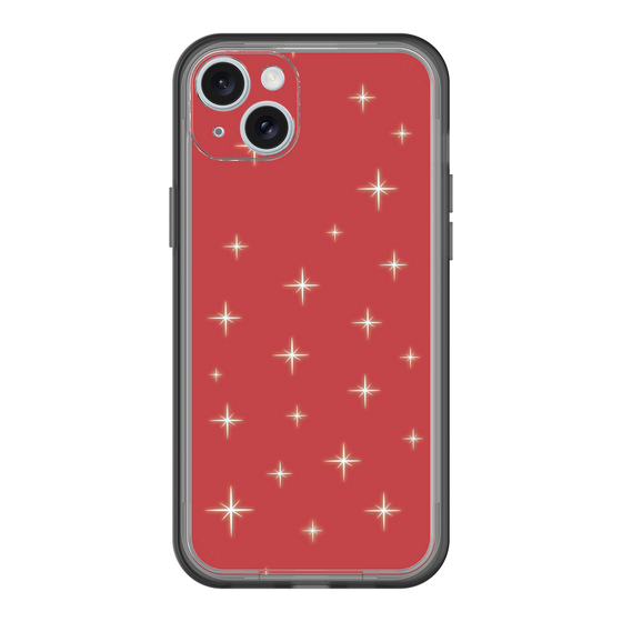 スリムプロテクションプレミアムケース［ Glitter - Red ］