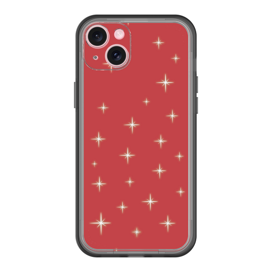 スリムプロテクションプレミアムケース［ Glitter - Red ］