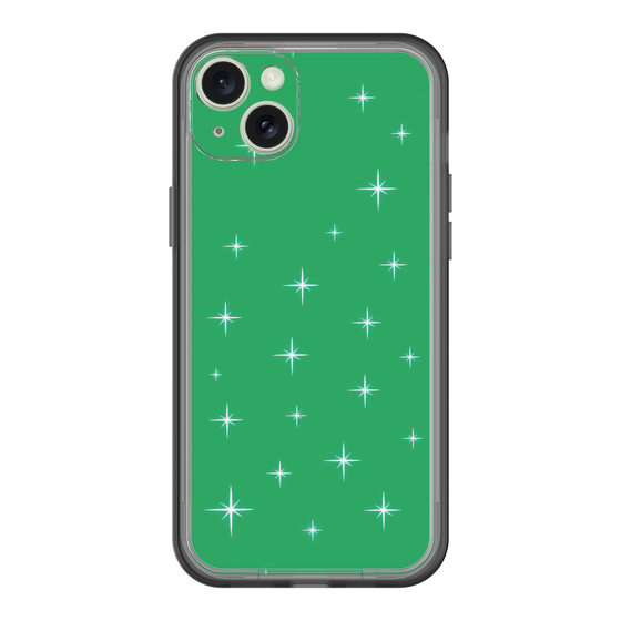スリムプロテクションプレミアムケース［ Glitter - Green ］