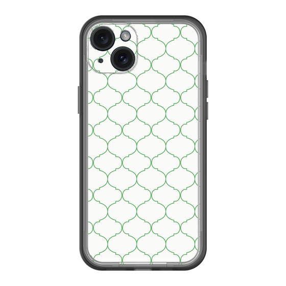スリムプロテクションプレミアムケース［ Moroccan1 -Green ］