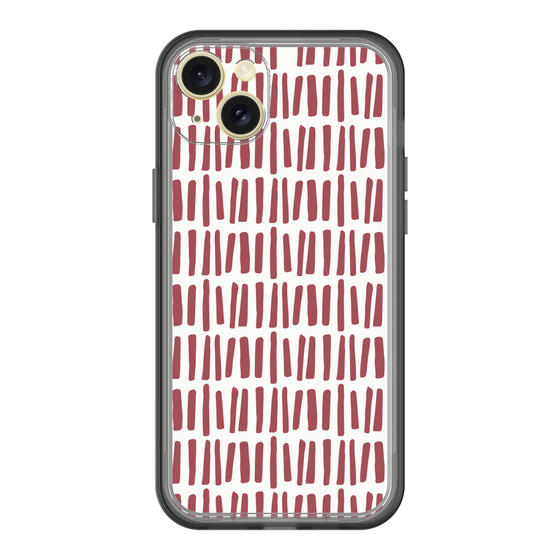 スリムプロテクションプレミアムケース［ Nordic - Red ］