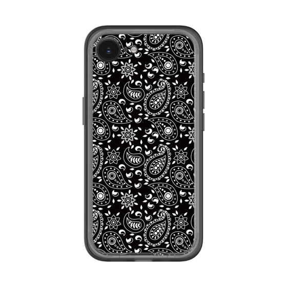 スリムプロテクションプレミアムケース［ ペイズリー - Black ］