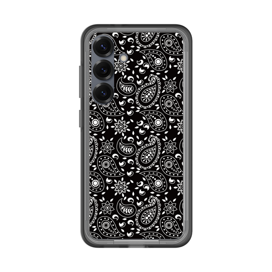 スリムプロテクションプレミアムケース［ ペイズリー - Black ］