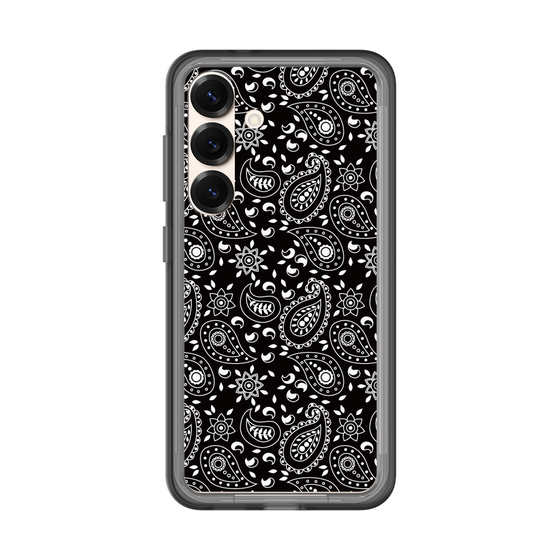 スリムプロテクションプレミアムケース［ ペイズリー - Black ］