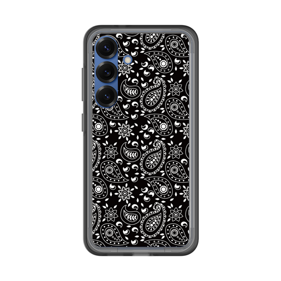 スリムプロテクションプレミアムケース［ ペイズリー - Black ］