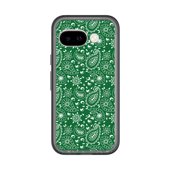 スリムプロテクションプレミアムケース［ ペイズリー - Green ］