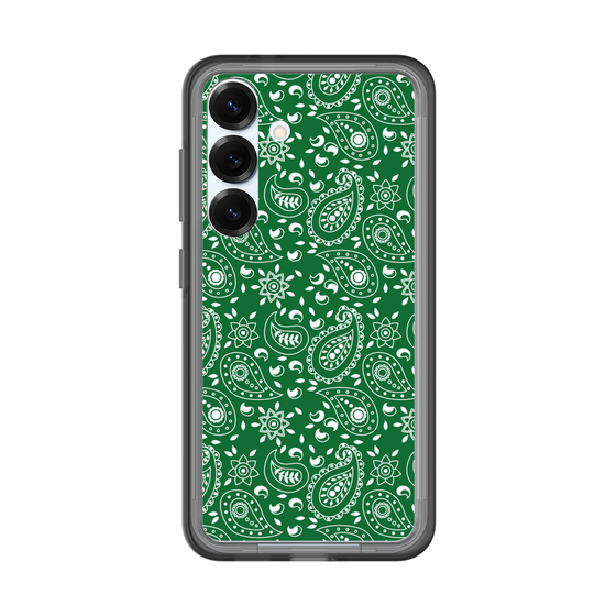 スリムプロテクションプレミアムケース［ ペイズリー - Green ］