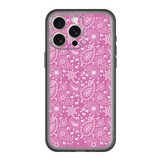 スリムプロテクションプレミアムケース［ ペイズリー - Pink ］