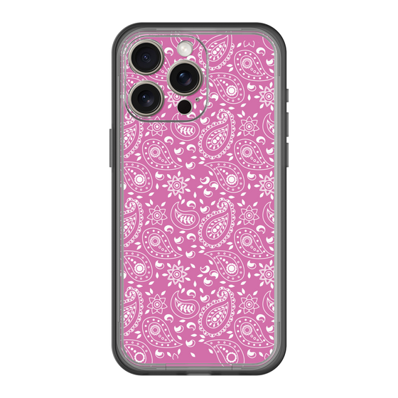 スリムプロテクションプレミアムケース［ ペイズリー - Pink ］