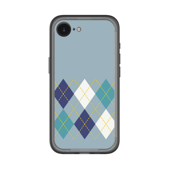 スリムプロテクションプレミアムケース［ Nordic Argyle - Blue ］