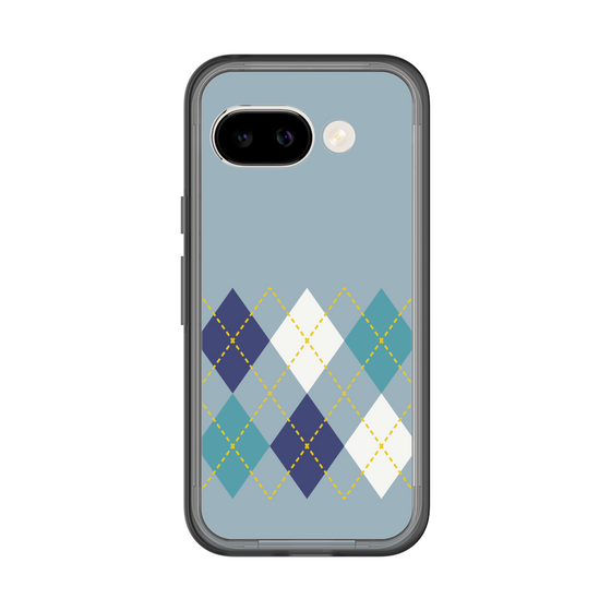 スリムプロテクションプレミアムケース［ Nordic Argyle - Blue ］