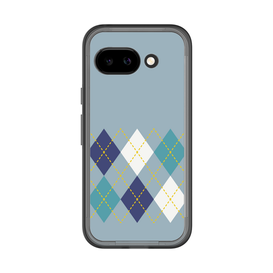 スリムプロテクションプレミアムケース［ Nordic Argyle - Blue ］