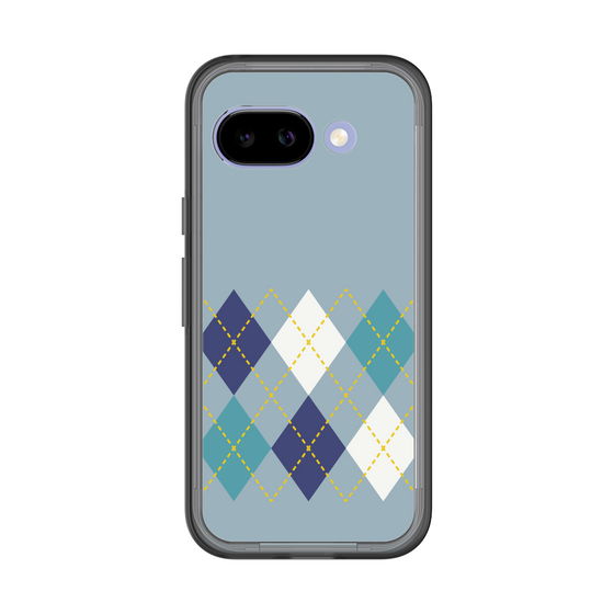 スリムプロテクションプレミアムケース［ Nordic Argyle - Blue ］
