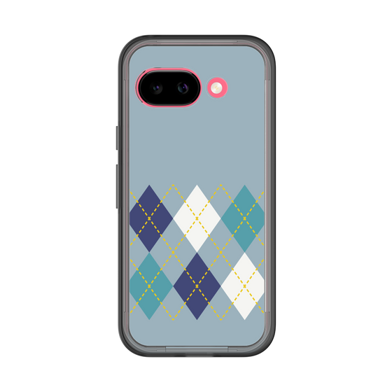スリムプロテクションプレミアムケース［ Nordic Argyle - Blue ］