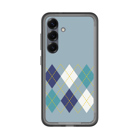 スリムプロテクションプレミアムケース［ Nordic Argyle - Blue ］