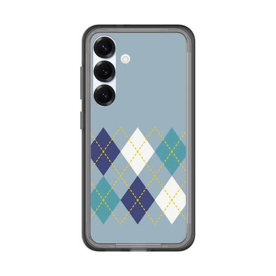 スリムプロテクションプレミアムケース［ Nordic Argyle - Blue ］
