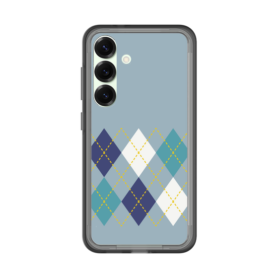 スリムプロテクションプレミアムケース［ Nordic Argyle - Blue ］