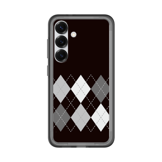 スリムプロテクションプレミアムケース［ Nordic Argyle - Black ］