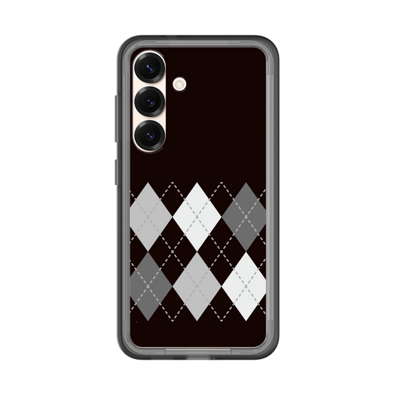スリムプロテクションプレミアムケース［ Nordic Argyle - Black ］