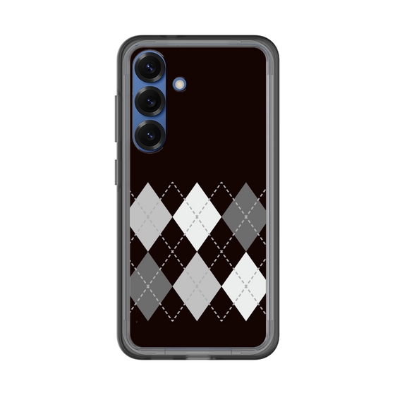 スリムプロテクションプレミアムケース［ Nordic Argyle - Black ］