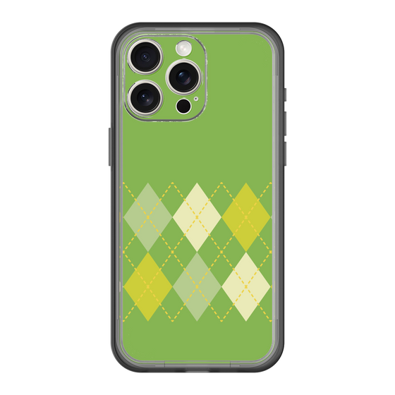 スリムプロテクションプレミアムケース［ Nordic Argyle - Green ］
