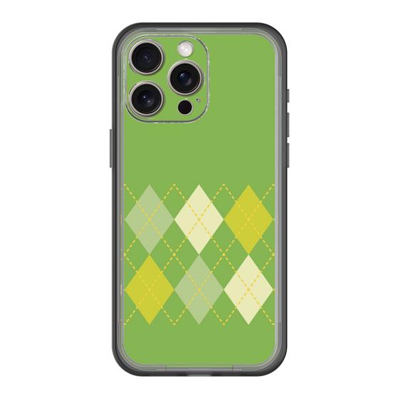 スリムプロテクションプレミアムケース［ Nordic Argyle - Green ］