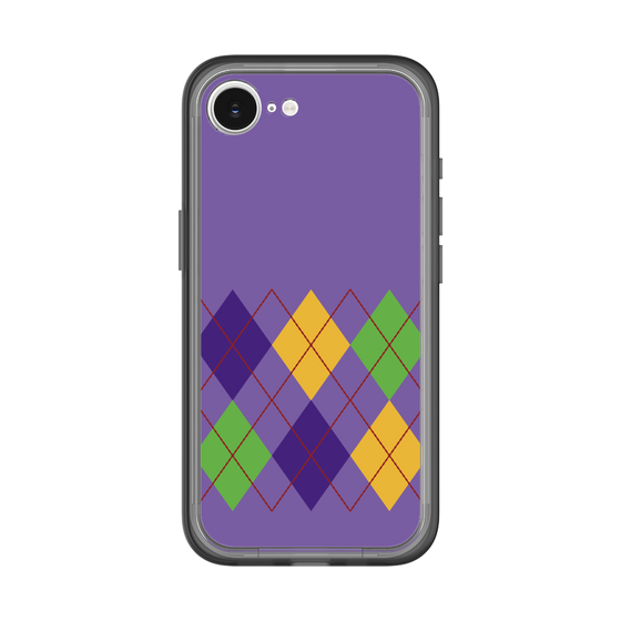 スリムプロテクションプレミアムケース［ Nordic Argyle - Purple ］