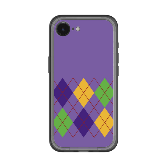スリムプロテクションプレミアムケース［ Nordic Argyle - Purple ］