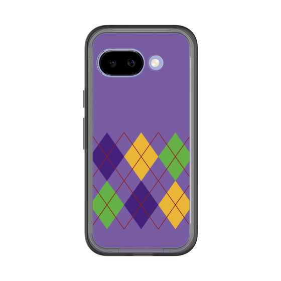 スリムプロテクションプレミアムケース［ Nordic Argyle - Purple ］