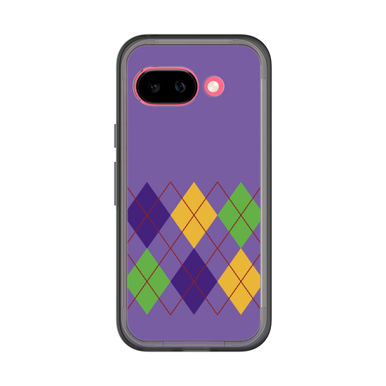 スリムプロテクションプレミアムケース［ Nordic Argyle - Purple ］