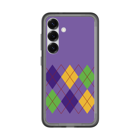 スリムプロテクションプレミアムケース［ Nordic Argyle - Purple ］