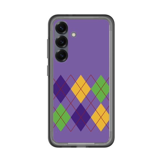 スリムプロテクションプレミアムケース［ Nordic Argyle - Purple ］