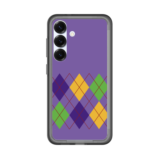 スリムプロテクションプレミアムケース［ Nordic Argyle - Purple ］