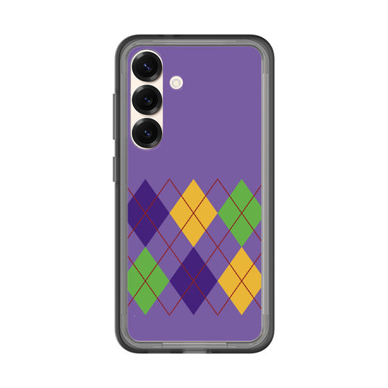 スリムプロテクションプレミアムケース［ Nordic Argyle - Purple ］