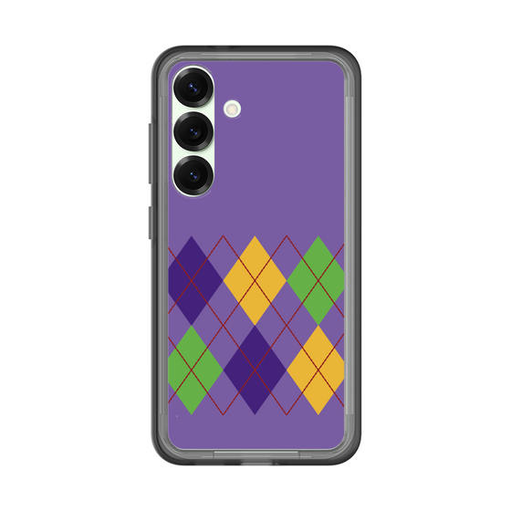 スリムプロテクションプレミアムケース［ Nordic Argyle - Purple ］