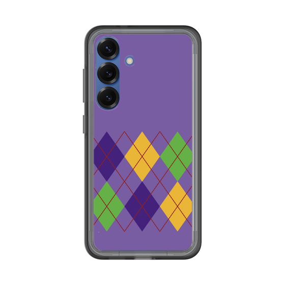 スリムプロテクションプレミアムケース［ Nordic Argyle - Purple ］