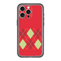 スリムプロテクションプレミアムケース［ Nordic Argyle - Red ］