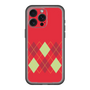 スリムプロテクションプレミアムケース［ Nordic Argyle - Red ］