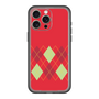 スリムプロテクションプレミアムケース［ Nordic Argyle - Red ］