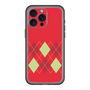 スリムプロテクションプレミアムケース［ Nordic Argyle - Red ］
