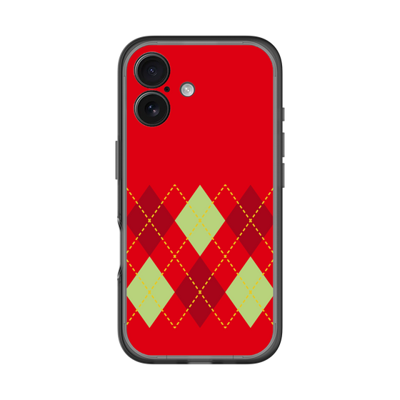 分離ケース［ Nordic Argyle - Red ］