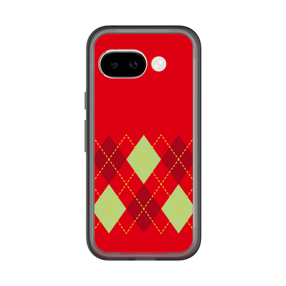 スリムプロテクションプレミアムケース［ Nordic Argyle - Red ］