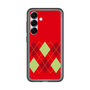 スリムプロテクションプレミアムケース［ Nordic Argyle - Red ］