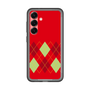 スリムプロテクションプレミアムケース［ Nordic Argyle - Red ］