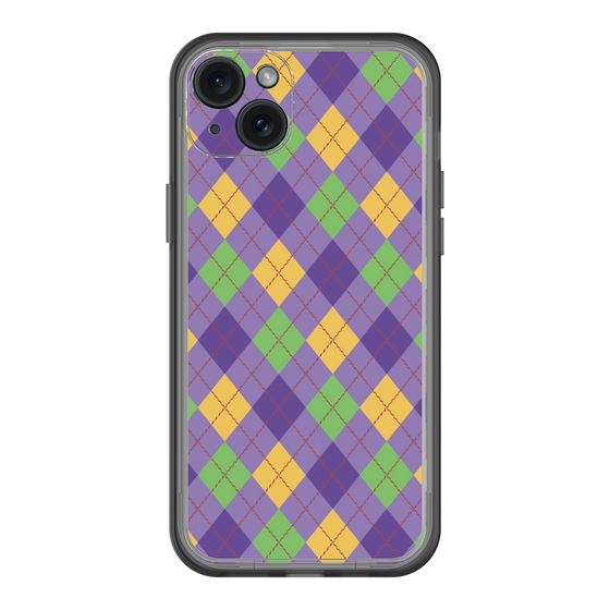 スリムプロテクションプレミアムケース［ Argyle - Purple ］